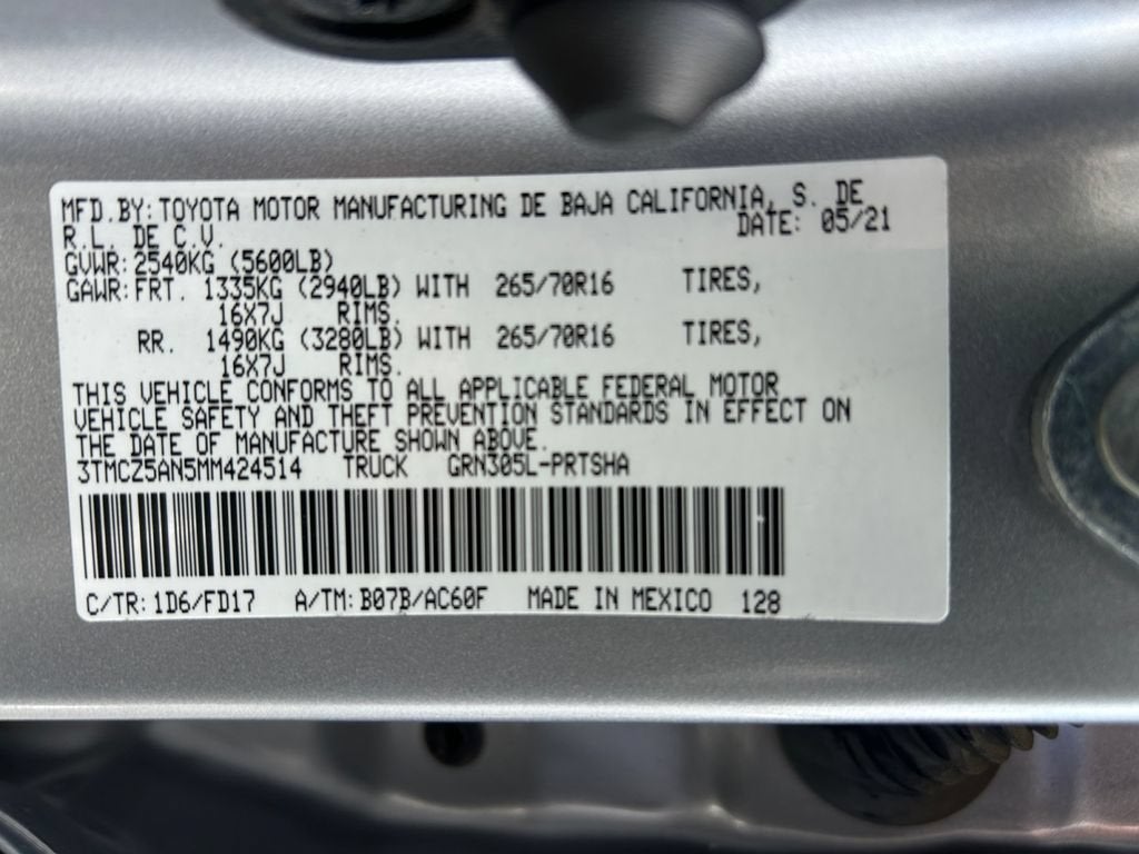 2021 Toyota Tacoma TRD Off-Road