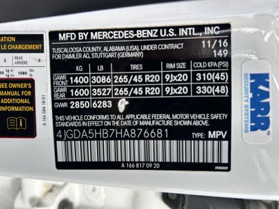 2017 Mercedes-Benz GLE 350 4MATIC®