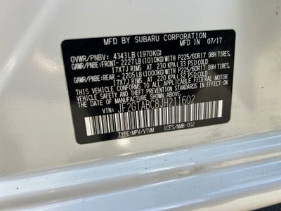 2018 Subaru Crosstrek 2.0i Premium
