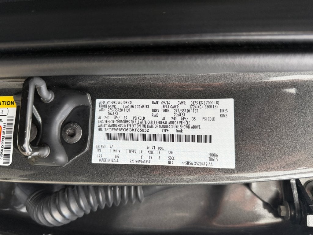 2016 Ford F-150 Lariat