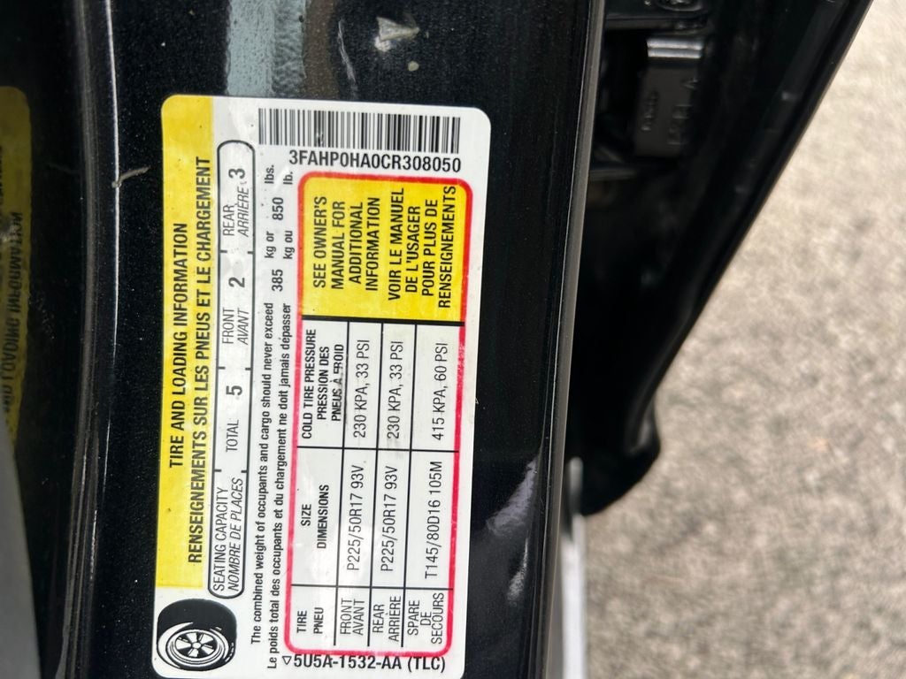 2012 Ford Fusion SE