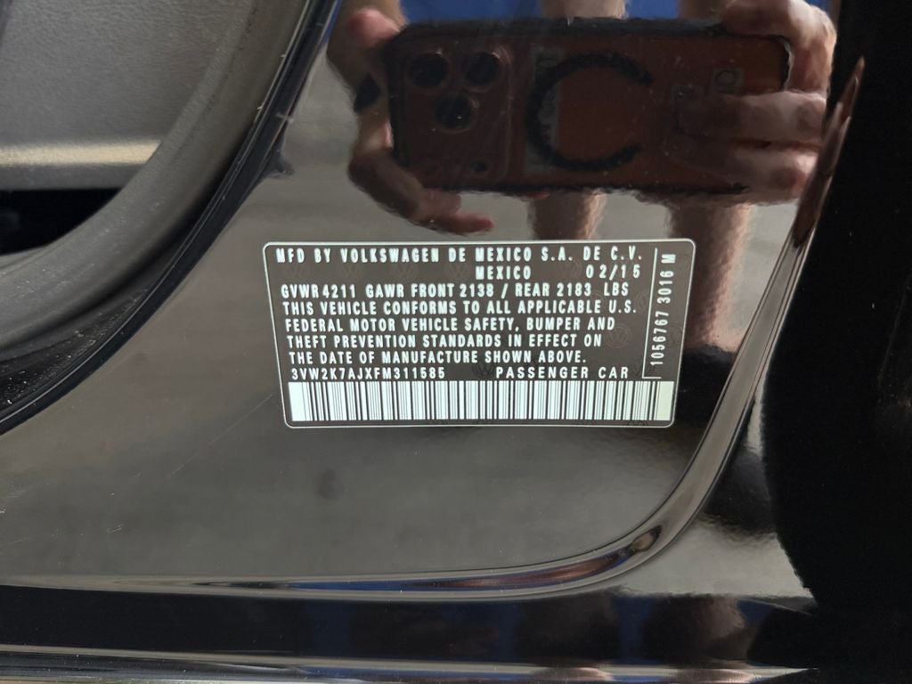 2015 Volkswagen Jetta 2.0L S