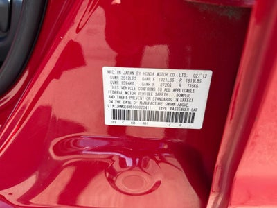 2012 Honda Fit Sport