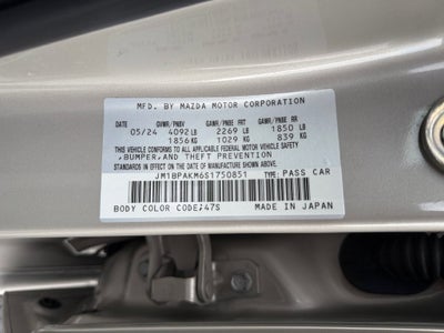 2025 Mazda Mazda3 2.5 S Select Sport