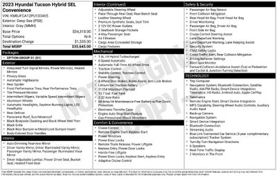 2023 Hyundai Tucson Hybrid SEL Convenience