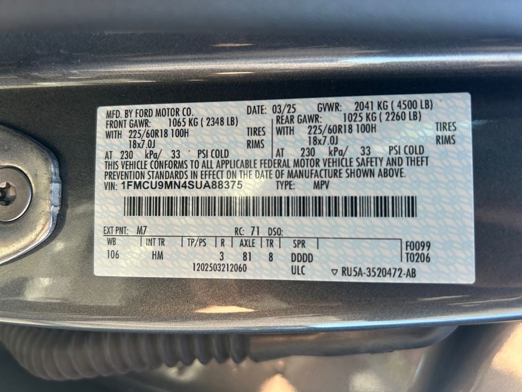 2025 Ford Escape ST-Line