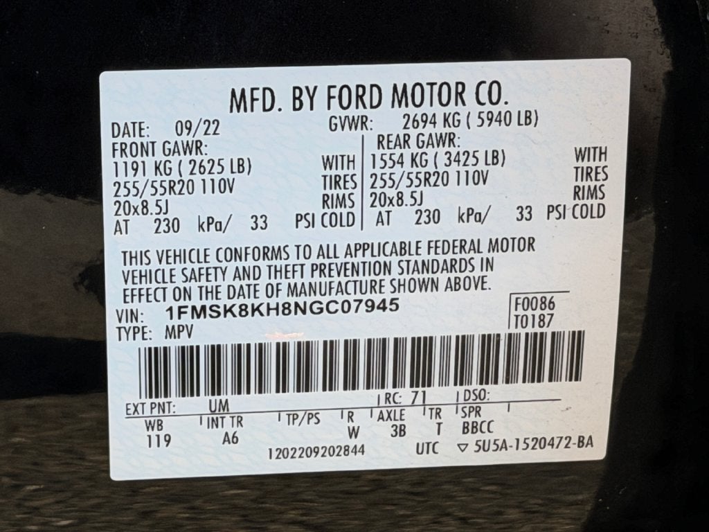 2022 Ford Explorer ST-Line