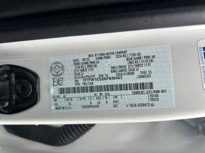 2022 Ford F-150 Limited Hybrid