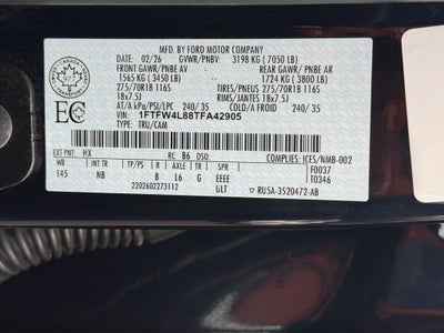 2026 Ford F-150 Tremor