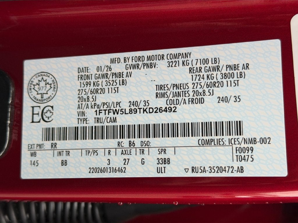 2026 Ford F-150 Lariat