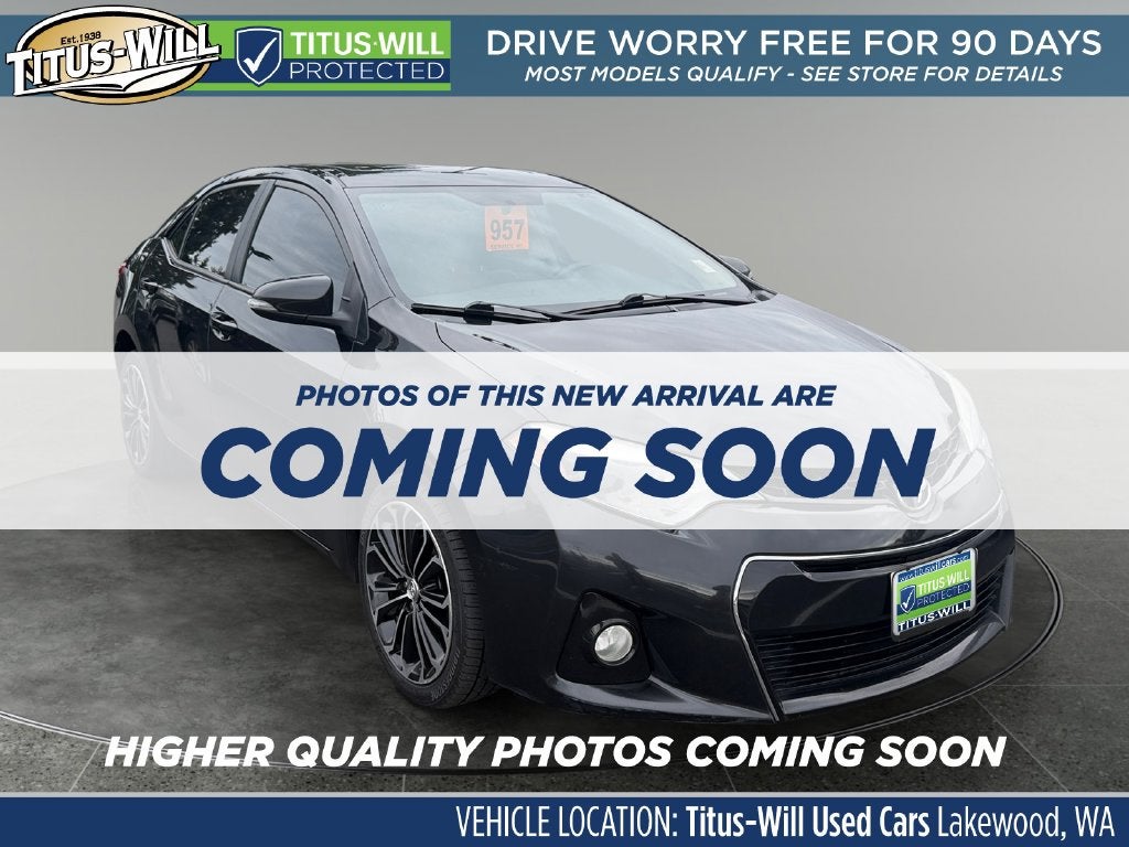 2015 Toyota Corolla S Plus