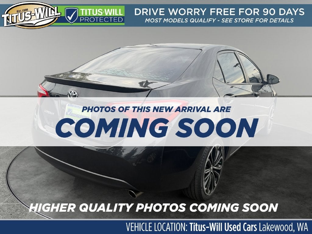 2015 Toyota Corolla S Plus
