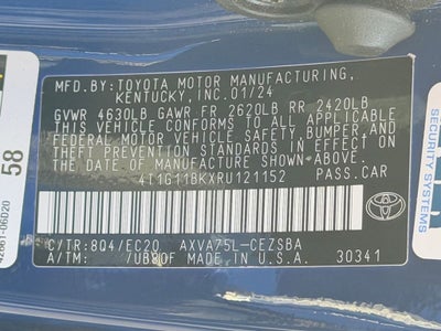2024 Toyota Camry SE Nightshade
