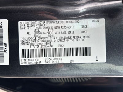 2021 Toyota Tundra SR5