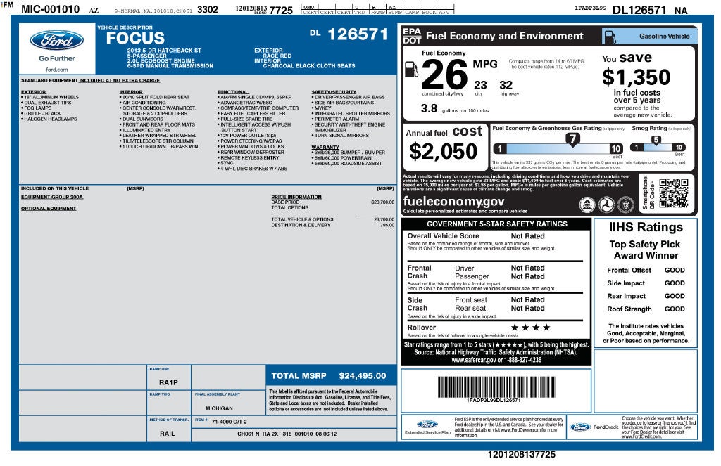 2013 Ford Focus ST
