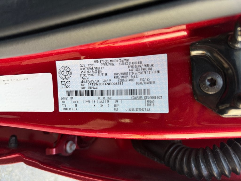 2022 Ford F-350SD Lariat DRW