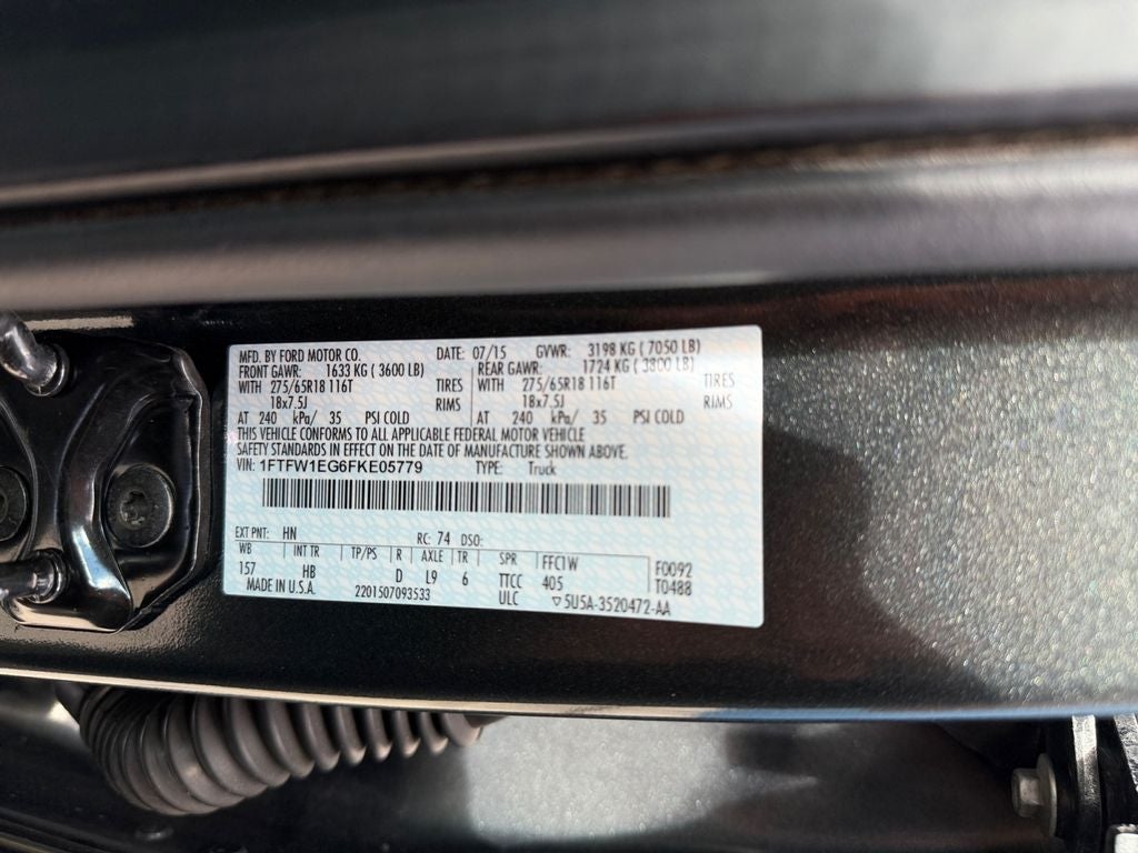 2015 Ford F-150 Lariat