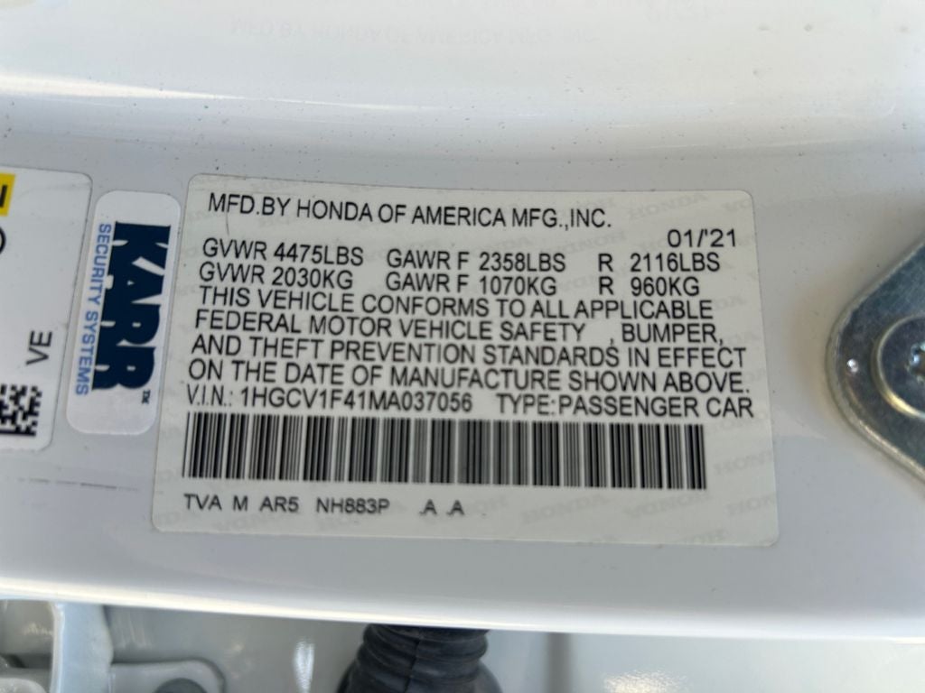 2021 Honda Accord Sport Special Edition