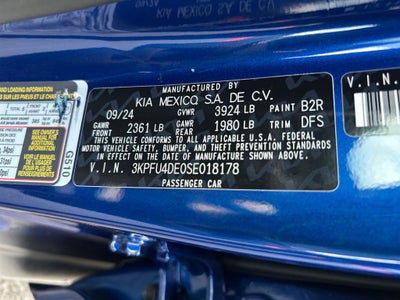 2025 Kia K4 EX