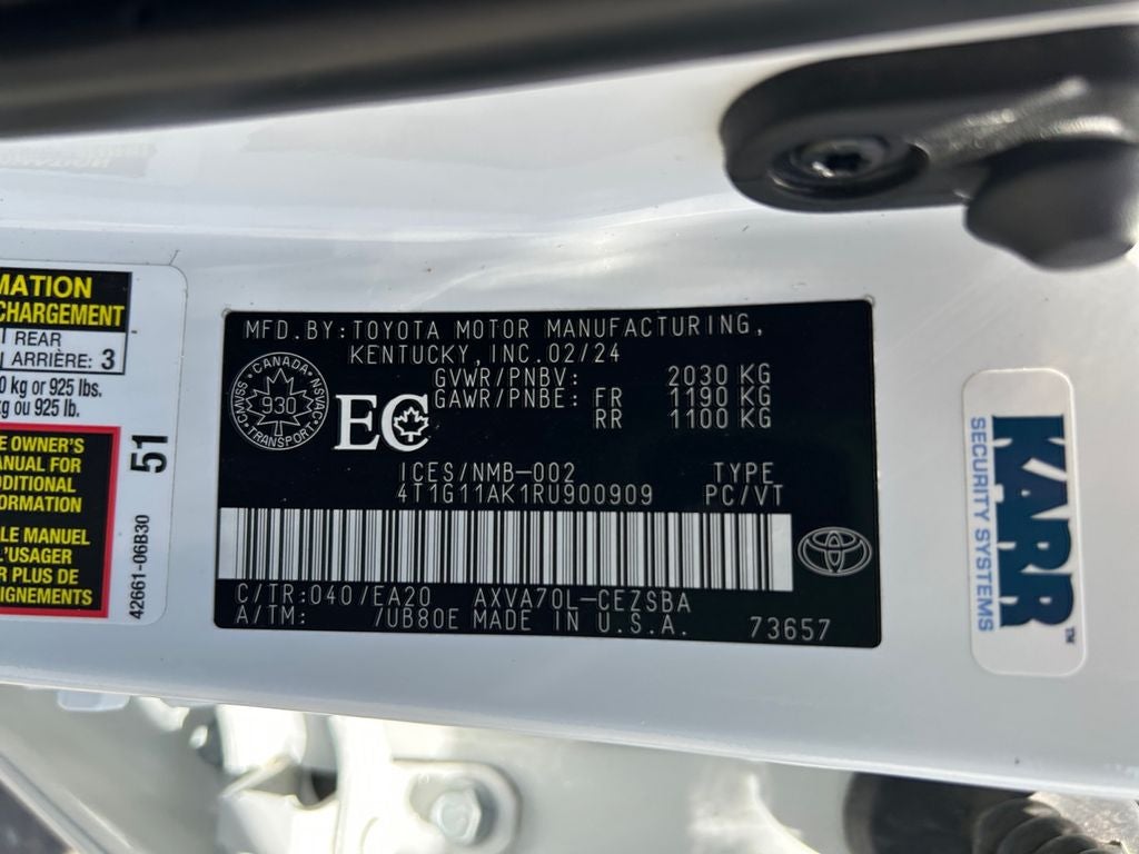2024 Toyota Camry SE