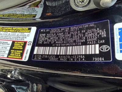 2021 Toyota Camry XSE