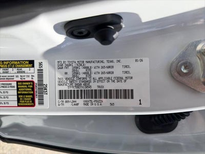 2026 Toyota Tundra Hybrid 1794 Edition
