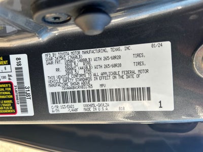 2024 Toyota Sequoia Limited