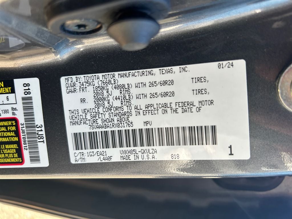 2024 Toyota Sequoia Limited