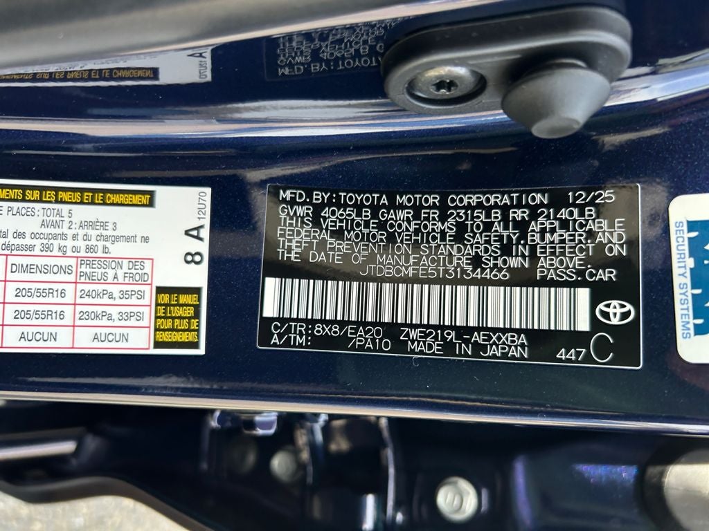 2026 Toyota COROLLA HYBRID XLE 1 Owner 50 MPG