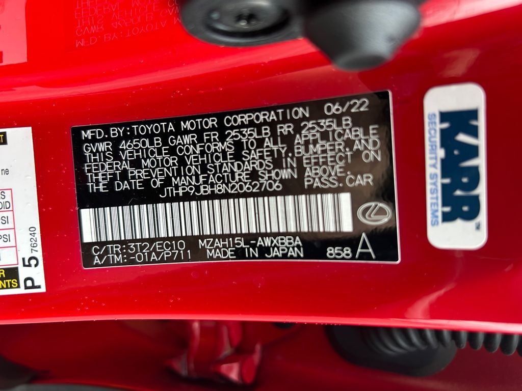2022 Lexus UX 250h Base