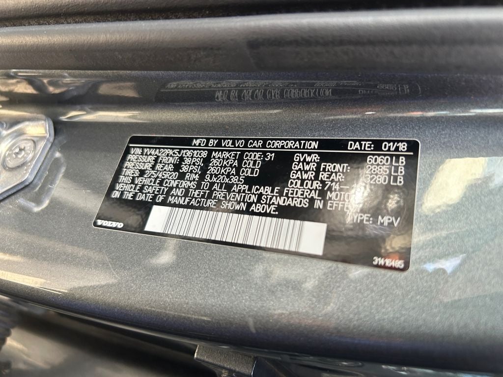 2018 Volvo XC90 T6 Momentum ONE OWNER
