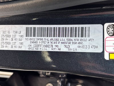 2019 RAM 1500 Laramie