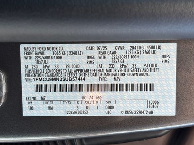 2025 Ford Escape ST-Line