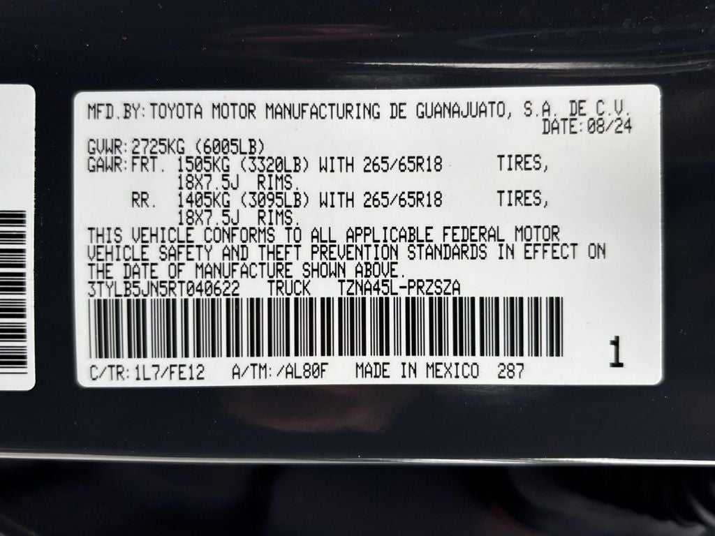 2024 Toyota Tacoma TRD Sport