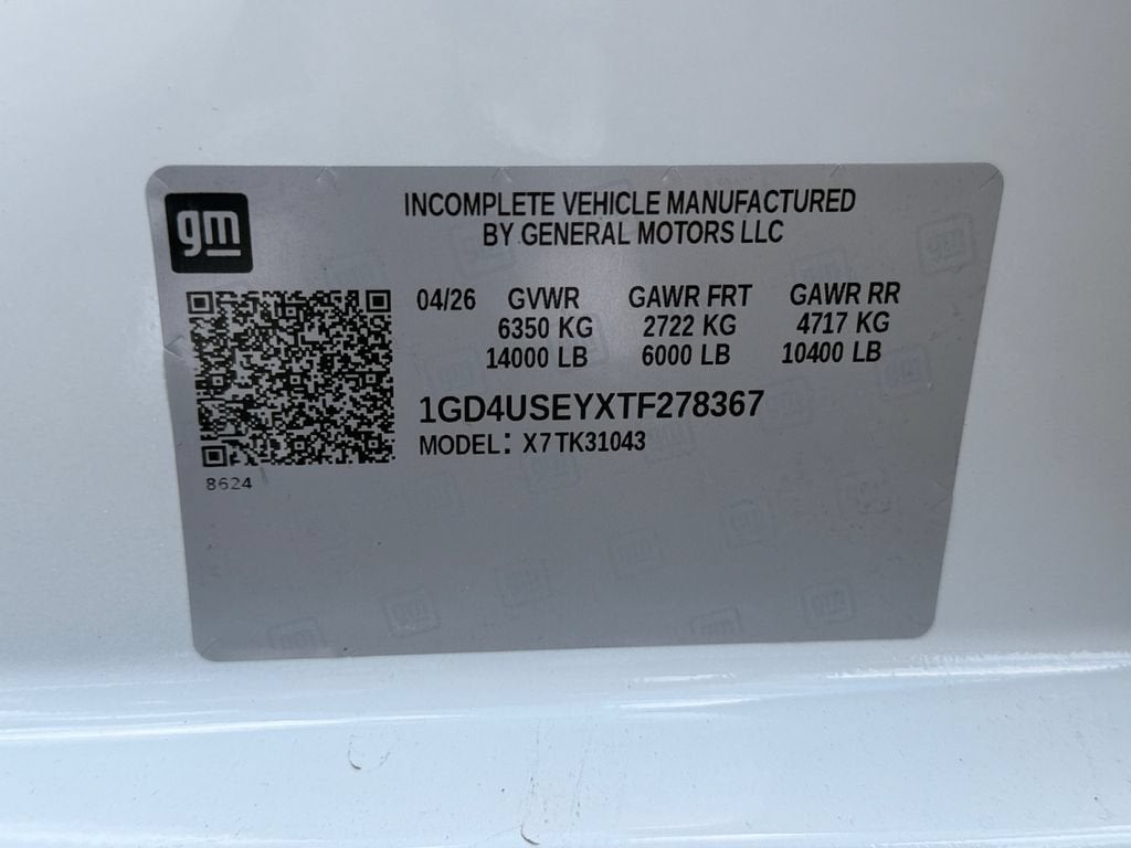 2026 GMC Sierra 3500 HD Chassis Cab Pro