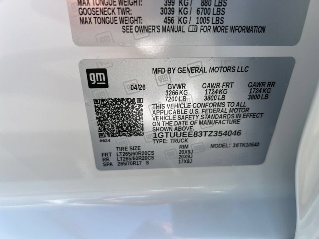 2026 GMC Sierra 1500 AT4