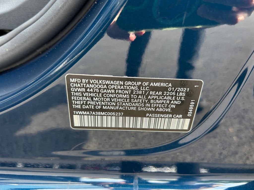 2021 Volkswagen Passat 2.0T R-Line