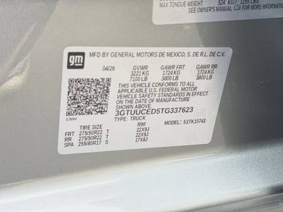 2026 GMC Sierra 1500 Elevation